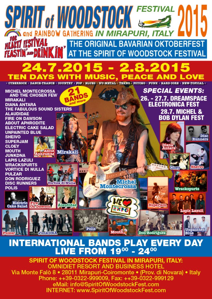 Spirit of Woodstock Festival Poster 2015